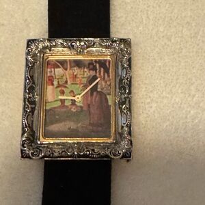 Classic Moments Vintage watch, A Sunday Afternoon, Sterling Silver Frame